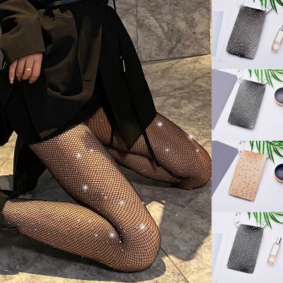 Women Pantyhose Mesh Dressing Shiny Beauty Leg Stockings Pantyhose Thin